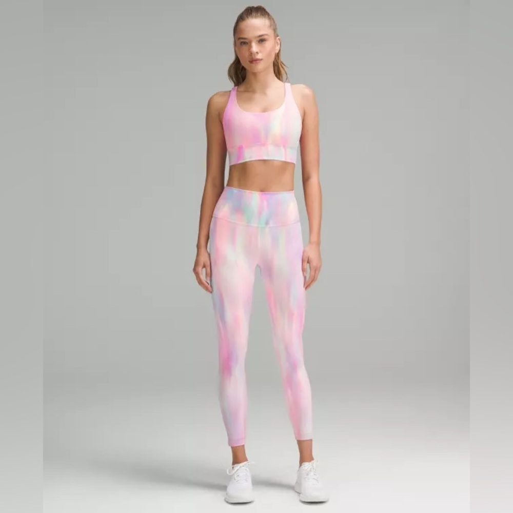Lululemon Women’s Wunder Train High-Rise Tight 25" Psychedelic Wash Multi Size 4 - Picture 10 of 12
